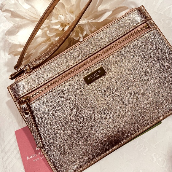 metallic leather wristlet by
KATE SPADE NEW YORK - Picture 8 of 17